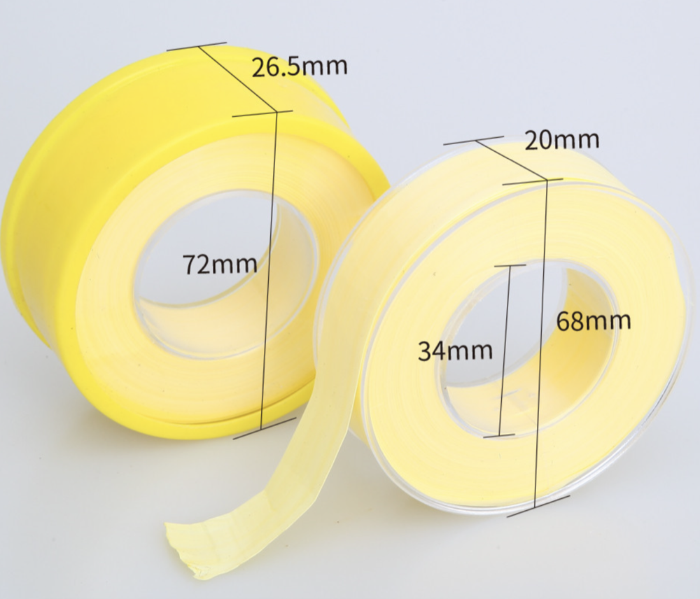 Gas pipe PTFE sealing tape